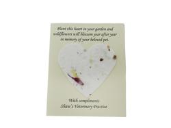 Seed Paper Tokens and Bookmarks for Veterinary Practices