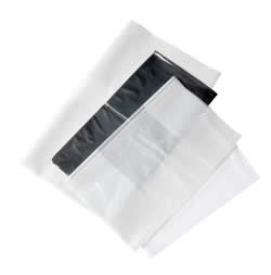 Small self-seal clear polythene bags