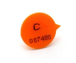 Orange button seals for SECWT3/SECWT4 secure wallet