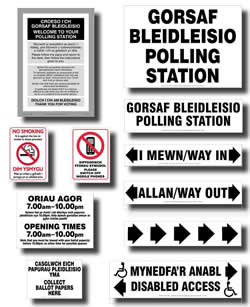 Sundry Packet 3 - Notices (Bilingual Welsh/English)
