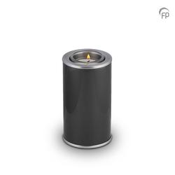 Metal Composite Candle Holder Keepsake (Black)