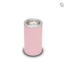 Metal Composite Candle Holder Keepsake (Pastel Pink)