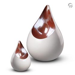 Ceramic Urn Celest (Teardrop with Panel Detail)