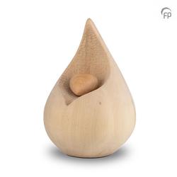 Wooden Teardrop Urn (Light Wood) - XL Adult