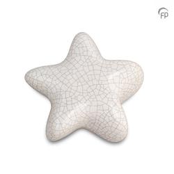 Ceramic Star (Cracked White) - Keepsake