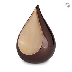 Adult Teardrop Urn (Brown and Gold) 