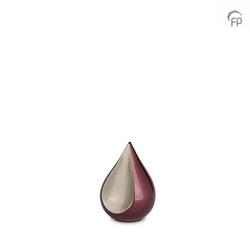 Teardrop Keepsake (Red and Silver) 