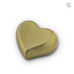 Keepsake Heart (Gold with Smooth Panel) 