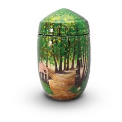 Glass Fibre Urn (Woodland Scene)