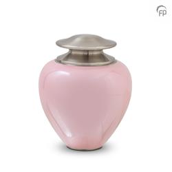 Metal Urn (Pearl Pink High-Shine Finish)