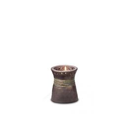 Ceramic Candle Holder Keepsake (Anthracite)