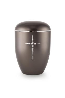 Arboform Crystal Cross Urn (Chocolate)