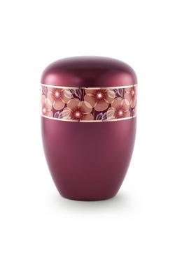 Arboform Urn (Flower Border - Burgundy)