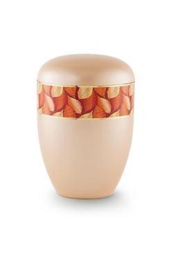 Arboform Urn (Leaf Border - Apricot)