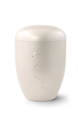 Arboform with Crystal  Shooting Star Urn (White)