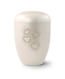 Arboform Rose Crystal Hearts - Pearl