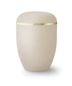 Arboform Gold Border Urn (Cream) - XL Adult