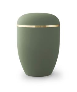 Arboform Gold Border Urn (Olive Green) - XL Adult