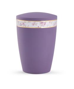 Arboform Urn - Pastell Edition - Lilac with Flower Border