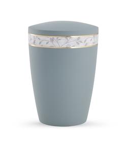 Arboform Urn - Pastell Edition - Grey with Flower Border