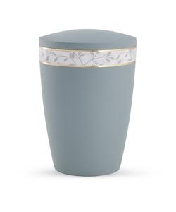 Arboform Urn - Pastell Edition - Grey with Leaf Border