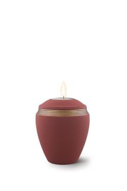 Candle Holder Keepsake (Maroon)