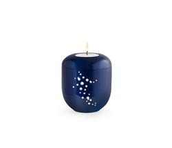  Shooting Star Candleholder with crystals - Midnight Blue