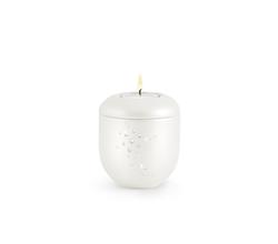  Shooting Star Candleholder with crystals - Pearl