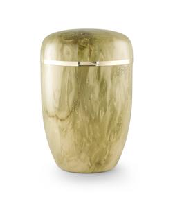 Steel Marble Effect Urn (Green) - XL Adult