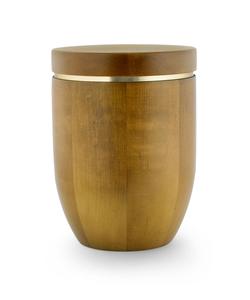 Wooden Urn (Flat Top in Teak)