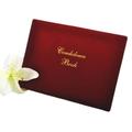 Burgundy 'Condolence Book'