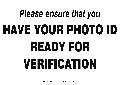 Sign - Please ensure that you have your photo ID ready for verification