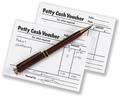 Petty Cash Pads. Pack of Five