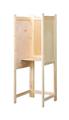 Single wooden voting screen
